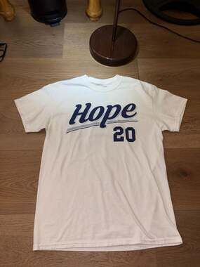 Gildan Team Hope 20 MS Awareness T-Shirt White Medium